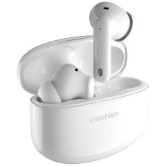 iMoshion Aura Pro Earbuds – Kabellose Ohrhörer – Kabellose Bluetooth-Ohrhörer – Mit ANC-Geräuschunterdrückungsfunktion - Weiß