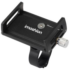 iMoshion Handyhalterung Mini für Fahrrad und Motorrad – Aluminium - Leicht - Verstellbar - Schwarz