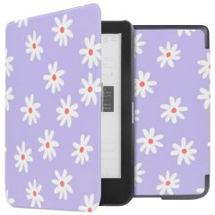iMoshion Design Slim Hard Case Sleepcover für das Kobo Clara HD - Flowers Distance