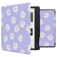 iMoshion Design Slim Hard Case Sleepcover mit Stand für das Kobo Elipsa 2E - Flowers Distance