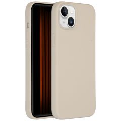 Accezz Liquid Silikoncase mit MagSafe für das iPhone 15 Plus - Stone