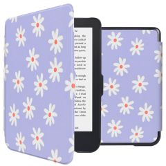 iMoshion Design Slim Hard Case Sleepcover Klapphülle für das Kobo Clara 2E / Tolino Shine 4 - Flowers Distance