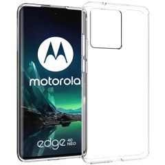Accezz TPU Clear Cover für das Motorola Moto Edge 40 Neo - Transparent 