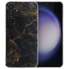 iMoshion Design Hülle für das Samsung Galaxy S24 Plus - Black Marble