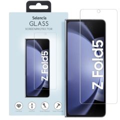 Selencia Displayschutz aus gehärtetem Glas für das Samsung Galaxy Fold 5 - Transparent 