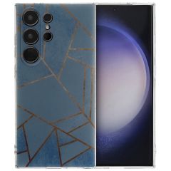 iMoshion Design Hülle für das Samsung Galaxy S24 Ultra - Blue Graphic
