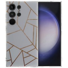iMoshion Design Hülle für das Samsung Galaxy S24 Ultra - White Graphic