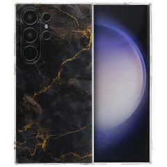 iMoshion Design Hülle für das Samsung Galaxy S24 Ultra - Black Marble