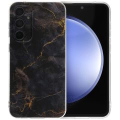 iMoshion Design Hülle für das Samsung Galaxy S23 FE - Black Marble