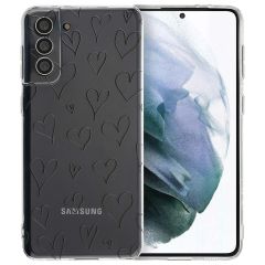iMoshion Design Hülle für das Samsung Galaxy S21 Plus - Hearts