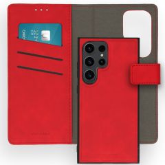 iMoshion Entfernbare 2-1 Luxus Klapphülle für das Samsung Galaxy S24 Ultra - Rot