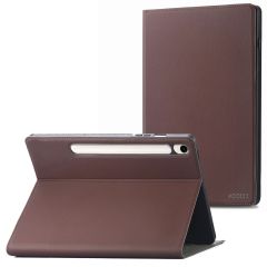 Accezz Classic Tablet Case für das Samsung Galaxy Tab S9 / S9 FE  - Braun
