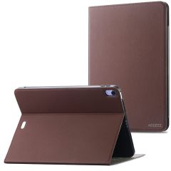 Accezz Classic Tablet Case für das iPad Air 11 Zoll (2024) M2 / Air 5 (2022) / Air 4 (2020) - Braun