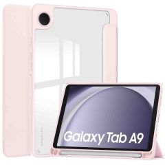 iMoshion Trifold Hardcase Klapphülle für das Samsung Galaxy Tab A9 8.7 Zoll - Rosa