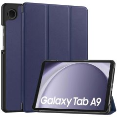 iMoshion Trifold Klapphülle für das Samsung Galaxy Tab A9 8.7 Zoll - Dunkelblau