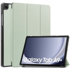 iMoshion Trifold Klapphülle für das Samsung Galaxy Tab A9 Plus - Hellgrün