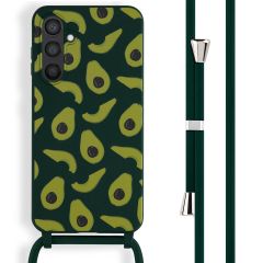 iMoshion Silikonhülle design mit Band für das Samsung Galaxy S23 FE - Avocado Green