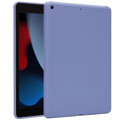 Accezz Liquid Silicone Back Cover für das iPad 9 (2021) 10.2 Zoll / iPad 8 (2020) 10.2 Zoll / iPad 7 (2019) 10.2 Zoll - Violett
