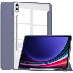 iMoshion Trifold Hardcase Klapphülle für das Samsung Galaxy Tab S9 Plus 12.4 Zoll - Violett