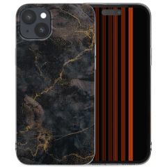iMoshion Design Hülle für das iPhone 15 Plus - Black Marble