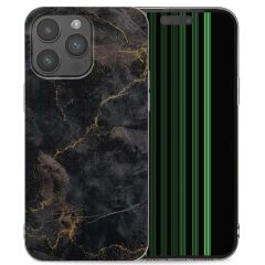 iMoshion Design Hülle für das iPhone 15 Pro Max - Black Marble