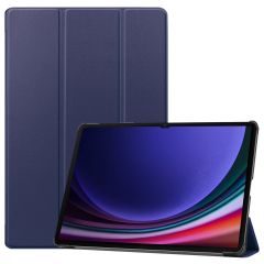 iMoshion Trifold Klapphülle für das Samsung Galaxy Tab S9 Plus - Dunkelblau
