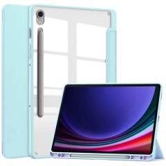 iMoshion Trifold Hardcase Klapphülle für das Samsung Galaxy Tab S9 - Hellblau