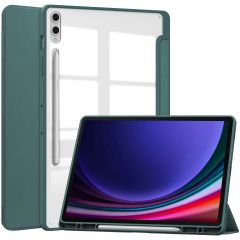 iMoshion Trifold Hardcase Klapphülle für das Samsung Galaxy Tab S9 Plus - Grün