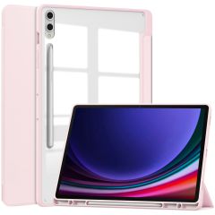 iMoshion Trifold Hardcase Klapphülle für das Samsung Galaxy Tab S9 Plus - Rosa