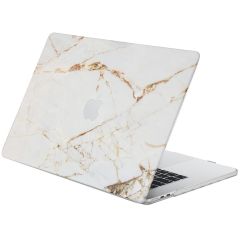 iMoshion Design Laptop Cover für MacBook Air 15 Zoll (2023) - White Marble