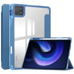 iMoshion Trifold Hardcase Klapphülle für das Xiaomi Pad 6 / 6 Pro - Blau