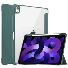 iMoshion Trifold Hardcase Klapphülle für das iPad Air 11 Zoll (2024) M2 / Air 5 (2022) / Air 4 (2020) - Grün