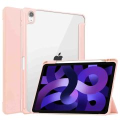 iMoshion Trifold Hardcase Klapphülle für das iPad Air 11 Zoll (2024) M2 / Air 5 (2022) / Air 4 (2020) - Rosa