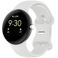 iMoshion Silikonband für das Google Pixel Watch / Watch 2 - Größe L - Weiß