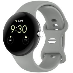 iMoshion Silikonband für das Google Pixel Watch / Watch 2 - Größe L - Grau