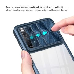 iMoshion Back Cover mit Kameraschieber für das Xiaomi Redmi Note 11 Pro - Dunkelblau