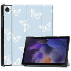 iMoshion Design Trifold Klapphülle für das Samsung Galaxy Tab A8 - Butterfly
