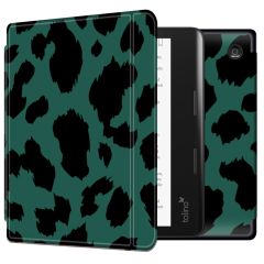 iMoshion Design Slim Hard Sleepcover Klapphülle mit Stand für das Kobo Sage / Tolino Epos 3 - Green Panther