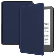 iMoshion Slim Hard Case Sleepcover für das Amazon Kindle (2022) 11th gen - Dunkelblau
