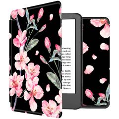 iMoshion Design Slim Hard Case Klapphülle für das Amazon Kindle (2022) 11th gen - Blossom