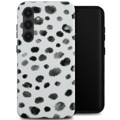 Selencia Vivid Back Cover für das Samsung Galaxy S24  - Trendy Leopard