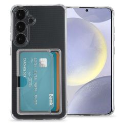 iMoshion Soft Case Back Cover mit Kartenhalter für das Samsung Galaxy S24 Plus - Transparent