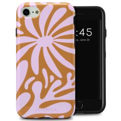 Selencia Vivid Back Cover für das iPhone SE (2022 / 2020) / 8 / 7 / 6(s) - Modern Bloom Pink