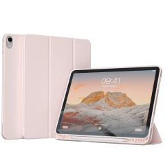 Accezz Smarte Klapphülle aus Silikon für das iPad Air 6 (2024) / Air 5 (2022) / iPad Air 4 (2020) - Rosa
