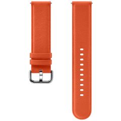 Samsung Original Leather Band für die Samsung Galaxy Watch 4 / 5 / 6 - 20 mm - M/L - Orange