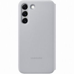 Samsung Original LED View Cover Klapphülle für das Galaxy S22 - Light Gray