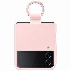 Samsung Original Silikon Cover Ring für das Galaxy Z Flip 4 - Pink