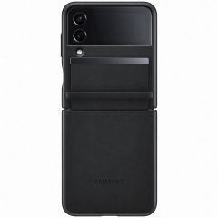Samsung Original Leather Backcover für das Galaxy Z Flip 4 - Black