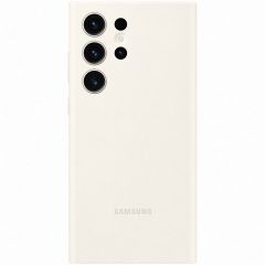 Samsung Original Silikon Cover für das Galaxy S23 Ultra - Cotton