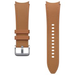 Samsung Original Hybrid Leather Band S/M für das Galaxy Watch 6 / 6 Classic / 5 / 5 Pro - Camel